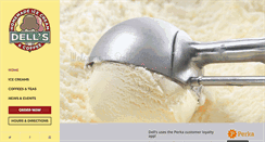 Desktop Screenshot of dellsicecream.com