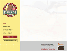 Tablet Screenshot of dellsicecream.com